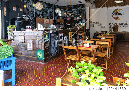 Traditional Portuguese colonial restaurant on Rua Portugal stree Traditional Portuguese colonial restaurant on Rua Portugal stree 135441780