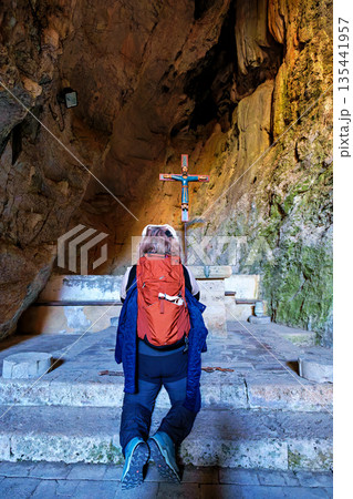 The hermitage of Saint-Antoine de Galamus at gorges of Galamus, 135441957