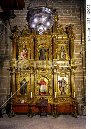 Interior of the Cathedral Saint Mary in Pamplona, Navarre, Spain Interior of the Cathedral Saint Mary in Pamplona, Navarre, Spain 135442001