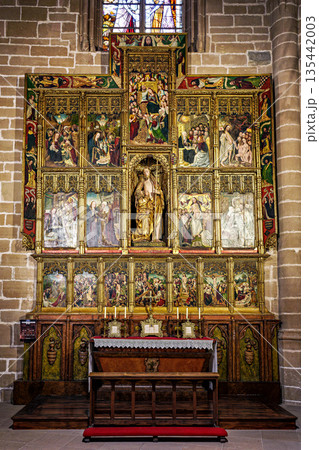 Interior of the Cathedral Saint Mary in Pamplona, Navarre, Spain Interior of the Cathedral Saint Mary in Pamplona, Navarre, Spain 135442003