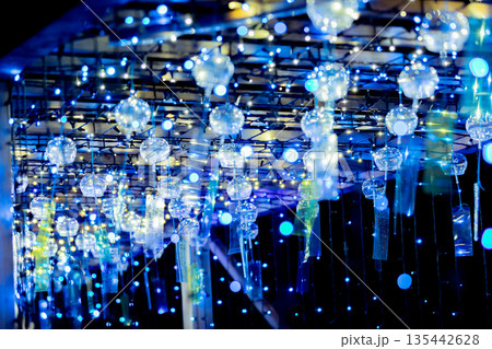 【愛知県飛島村】とびしま宵あかり　風鈴とイルミネーションの絶景 135442628