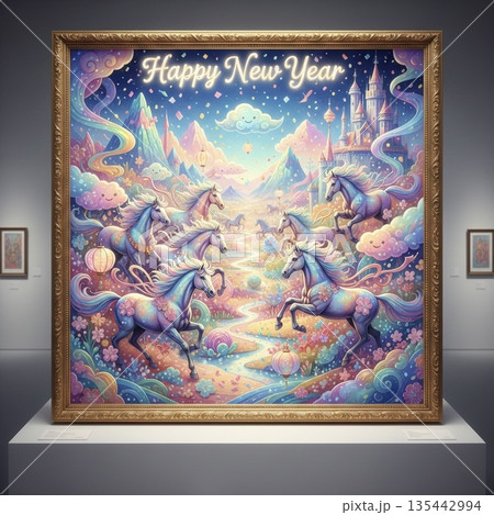 世界遺産の美しい絵画風 世界遺産の美しい絵画風 135442994