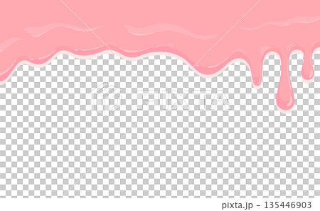 草莓巧克力融化的插圖 草莓巧克力融化的插圖 135446903