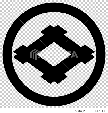 丸に井桁といいます。梶川正之、末吉吉安、浅井政高の家紋です。 135447114