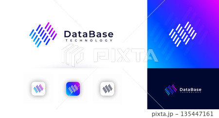 Data Base Information Server Room Logo Icon. Network Cloud Hosting System Line Logotype Concept. Computer Storage Memory Chip CPU Abstract Creative Linear Software Symbol Sign. Vector Illustration Data Base Information Server Room Logo Icon. Network Cloud Hosting System Line Logotype Concept. Computer Storage Memory Chip CPU Abstract Creative Linear Software Symbol Sign. Vector Illustration 135447161