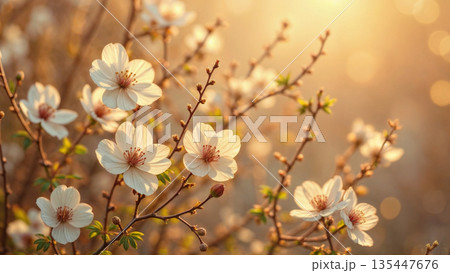 桜の美しい春の風景 135447676