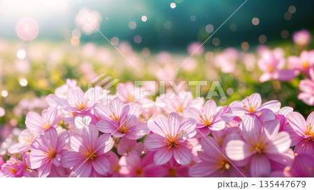 美しい花の風景 135447679