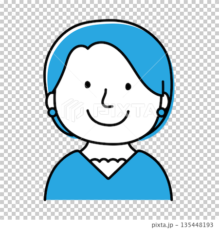 Woman with piercing 135448193