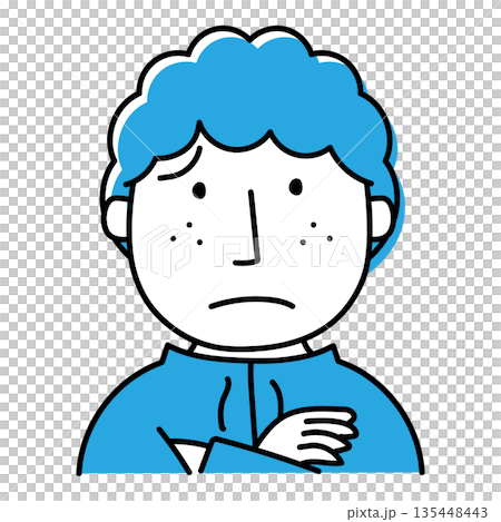 一個天生捲髮的男人遇到了麻煩 135448443