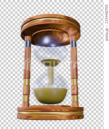 砂時計 hourglass sand clock sand glass(透過素材) 砂時計 hourglass sand clock sand glass(透過素材) 135448705