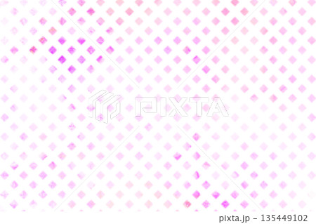 水彩風のフレーム　格子柄 135449102