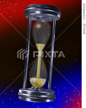 砂時計　hourglass　sand clock 　sand glass 135449329
