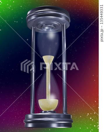 砂時計　hourglass　sand clock 　sand glass 135449331