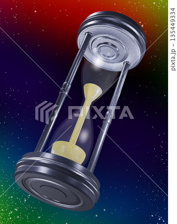 砂時計　hourglass　sand clock 　sand glass 135449334