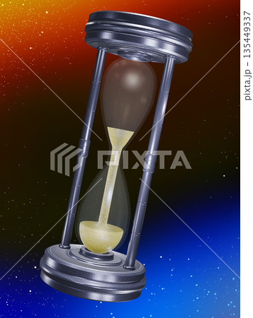 砂時計　hourglass　sand clock 　sand glass 135449337
