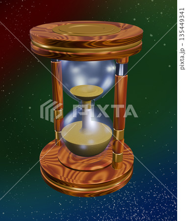 砂時計　hourglass　sand clock 　sand glass 135449341
