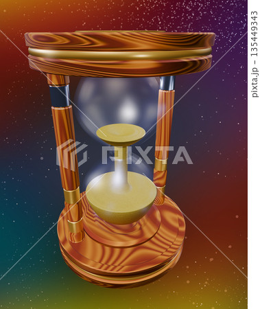 砂時計　hourglass　sand clock 　sand glass 135449343
