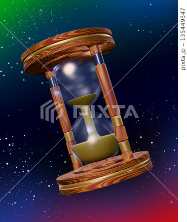 砂時計　hourglass　sand clock 　sand glass 135449347