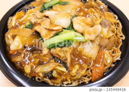野菜たっぷりの美味しいあんかけ焼きそば 野菜たっぷりの美味しいあんかけ焼きそば 135449416