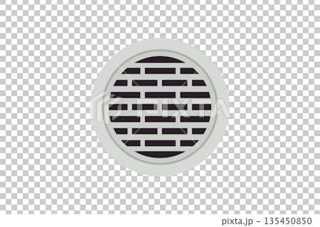 シンプルな排水溝のイラスト素材 ベクター シンプルな排水溝のイラスト素材 ベクター 135450850
