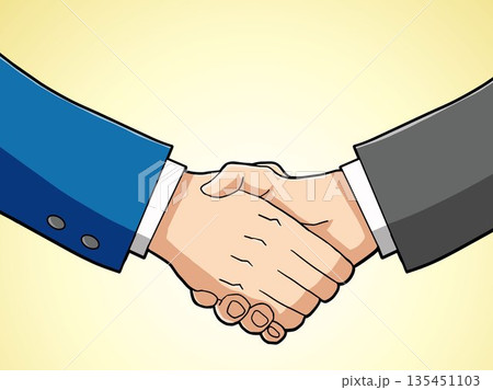 人物, 握手, 人, 男, 男性, 手, ビジネス 人物, 握手, 人, 男, 男性, 手, ビジネス 135451103