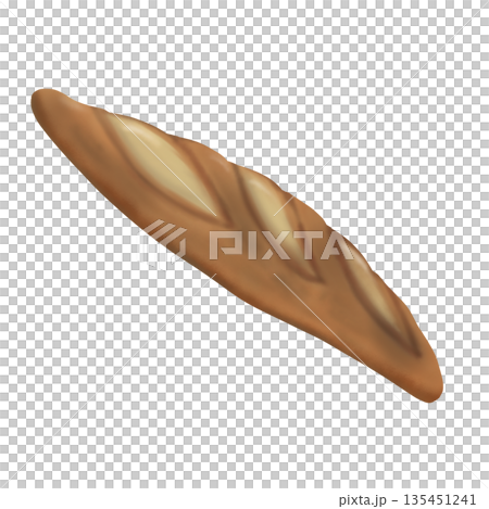 法式長棍麵包圖 135451241