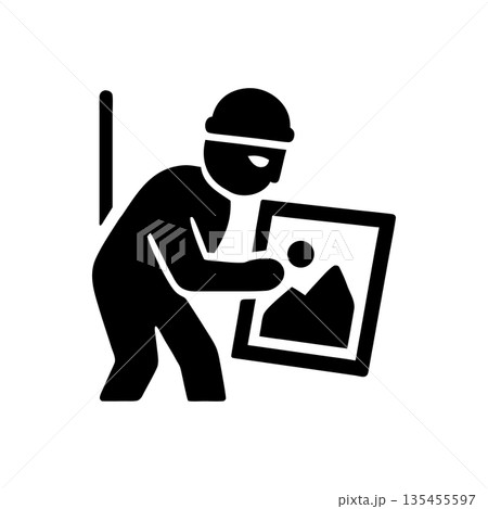 Fine Art Heist Icon 135455597