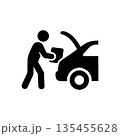 Vehicle Larceny and Theft Icon 135455628