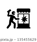 Smash and Grab Vandalism Icon 135455629