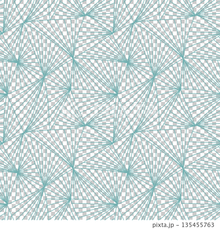 Seamless outline pattern with broken abstract...のイラスト素材 [135455763] - PIXTA