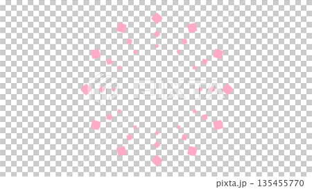 A rectangular frame with a concentrated line effect A rectangular frame with a concentrated line effect 135455770