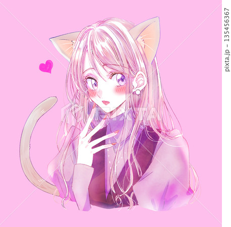 小動物系女子 猫耳 しっぽ 茶色 小動物系女子 猫耳 しっぽ 茶色 135456367