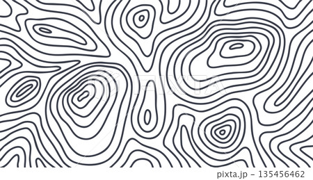 Abstract linear Wooden wavy background. Tree fiber, wood texture. Dense lines. Abstract topographic backdrop. Vector contour illustration Abstract linear Wooden wavy background. Tree fiber, wood texture. Dense lines. Abstract topographic backdrop. Vector contour illustration 135456462