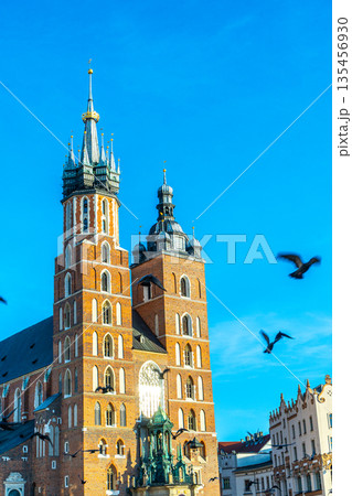 St. Mary Basilica church in Krakow Poland Architecture St. Mary Basilica church in Krakow Poland Architecture 135456930
