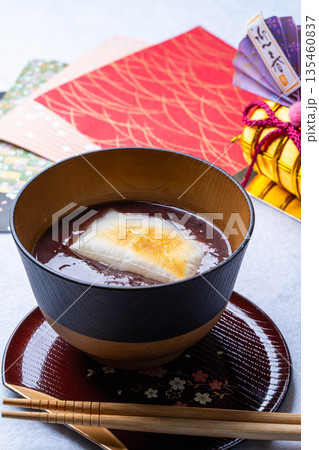 おしるこ【食べ物素材】 135460837