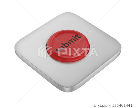 Red round submit button 135461441