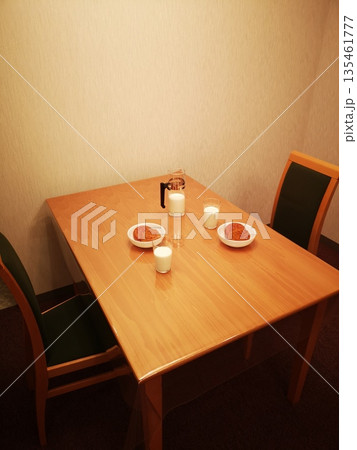 リゾートマンションの朝食 135461777