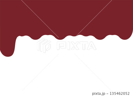 とろけたチョコレートの背景イラスト 135462052
