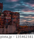 Surreal Portscape at Twilight 135462381