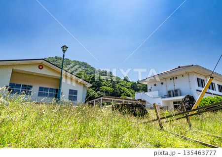 初夏の打吹小学校の風景2 鳥取県倉吉市 初夏の打吹小学校の風景2 鳥取県倉吉市 135463777