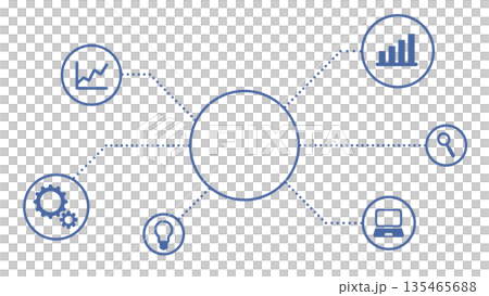 放置在影像上可以營造出IT感覺的材料 135465688