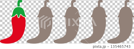 辣椒辣度 1 級圖標 135465743