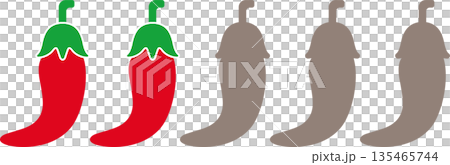 唐辛子辛さレベル2のアイコン 135465744