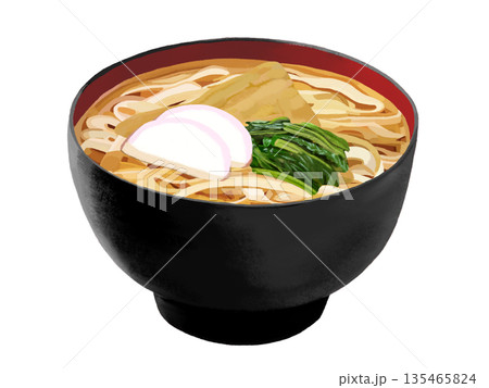 きしめん（黒赤椀） 135465824