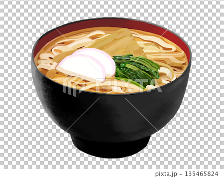 きしめん（黒赤椀） 135465824