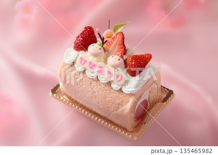 ひな祭りケーキ ひな祭りケーキ 135465982