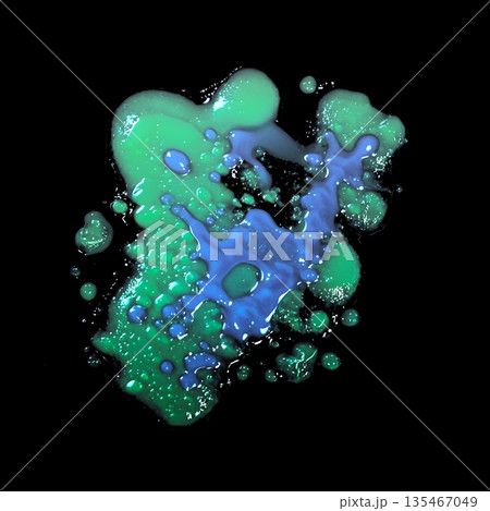 垂れた液体 135467049