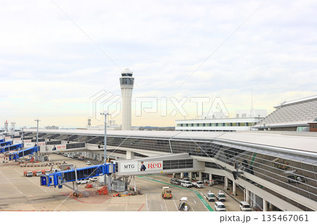 愛知県常滑市、中部国際空港の風景 愛知県常滑市、中部国際空港の風景 135467061