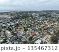 Aerial view of Del Mar town in San Diego, California 135467312