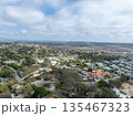 Aerial view of Del Mar town in San Diego, California 135467323